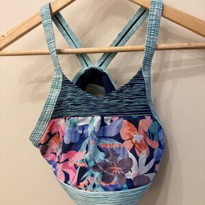 Athleta Girl Bikini 2-Piece Set Swimwear Multi Floral Beach Vacation | Girls 12